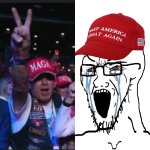 Happy maga vs angry maga