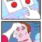 pixel | more pixels; 1 trillion dollars; DEPIXELED PEOPLE | image tagged in memes,two buttons,funny | made w/ Imgflip meme maker
