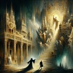 the devil took him to the holy city and placed him on the highes