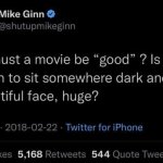 a beautiful face, huge