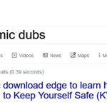 e | bfdi comic dubs; download edge to learn how 
to Keep Yourself Safe (KYS) | image tagged in did you mean,bfdi | made w/ Imgflip meme maker
