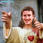 mark zuckerberg jesus template