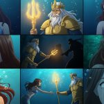 underwater drama meme