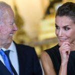 Joe Biden and Letizia Ortiz