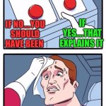 Arguing with stupidity | WERE YOU BEATEN AS A CHILD? IF NO….YOU SHOULD HAVE BEEN; IF YES….THAT EXPLAINS IT | image tagged in two blank buttons choice,stupidity,idiocracy,annoyed | made w/ Imgflip meme maker