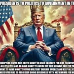 King trump stand with trump 2025 meme