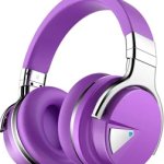 Purple headphones
