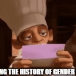 I wonder why they don't tell you about John Money | ME READING THE HISTORY OF GENDER IDEOLOGY | image tagged in gifs,lgbtq,woke,trans | made w/ Imgflip video-to-gif maker