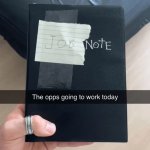 Job note fear of the unemployed