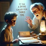 Yahweh called Samuel a third time...Then Eli realized that Yahwe
