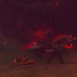 Ganondorf and his demon army charge meme