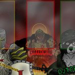 The Fist of Konshu, DJTO, and Conanjaguar shared template meme