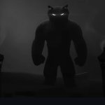 Angry cat