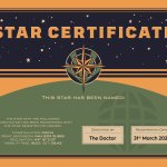 Star certificate template