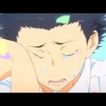 shoya crying