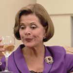 Lucille Drinking Wine