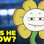 Does He Know? (Flowey Ver.) meme