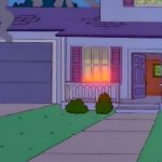 Seymour Skinner's House Is On Fire.