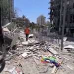 Pride Flag in Tel Aviv Debris