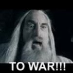 To war Saruman GIF Template