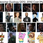 Jack Reacher Duology Cast (My Style) | image tagged in jack reacher duology cast my style,meme,memes,spoof cast,jack reacher,characters | made w/ Imgflip meme maker