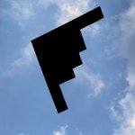 B2 Bomber Silhouette