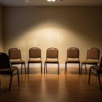 Empty meeting room