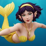 mermaid faye valentine