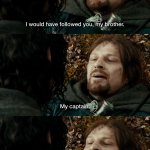 Boromir dying