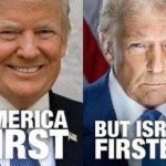 trump is israel first meme