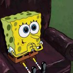 patiently waiting spongebob
