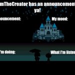 NoomTheCreator Announcement temp meme