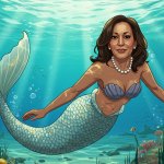 mermaid kamala harris