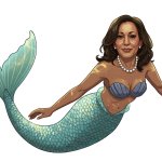 mermaid kamala harris
