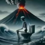 Skeleton Toilet