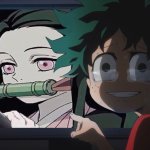 deku crying at gun
