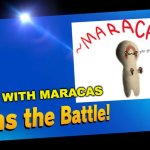 LOL | SCP 173 WITH MARACAS | image tagged in blank joins the battle | made w/ Imgflip meme maker