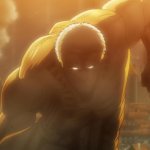 Reiner breaking the wall