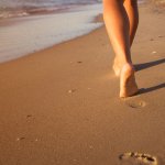 bare feet beach