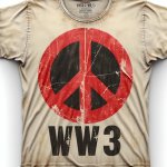 WW3 T-shirt with peace sign