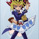 Yugi and his duel disk