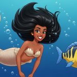black mermaid