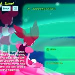 Drunk_Spinel Announcement Template (By InteractionSystem) meme