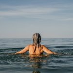 Keep calm and swim naked