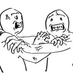 Gripping for dear life