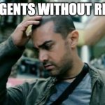 llms without memory | AI AGENTS WITHOUT REDIS | image tagged in ghajini | made w/ Imgflip meme maker