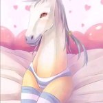 cartoon horse with two legs