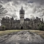 evil scary castle