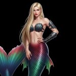 trish as a mermaid