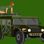 Army humvee slur